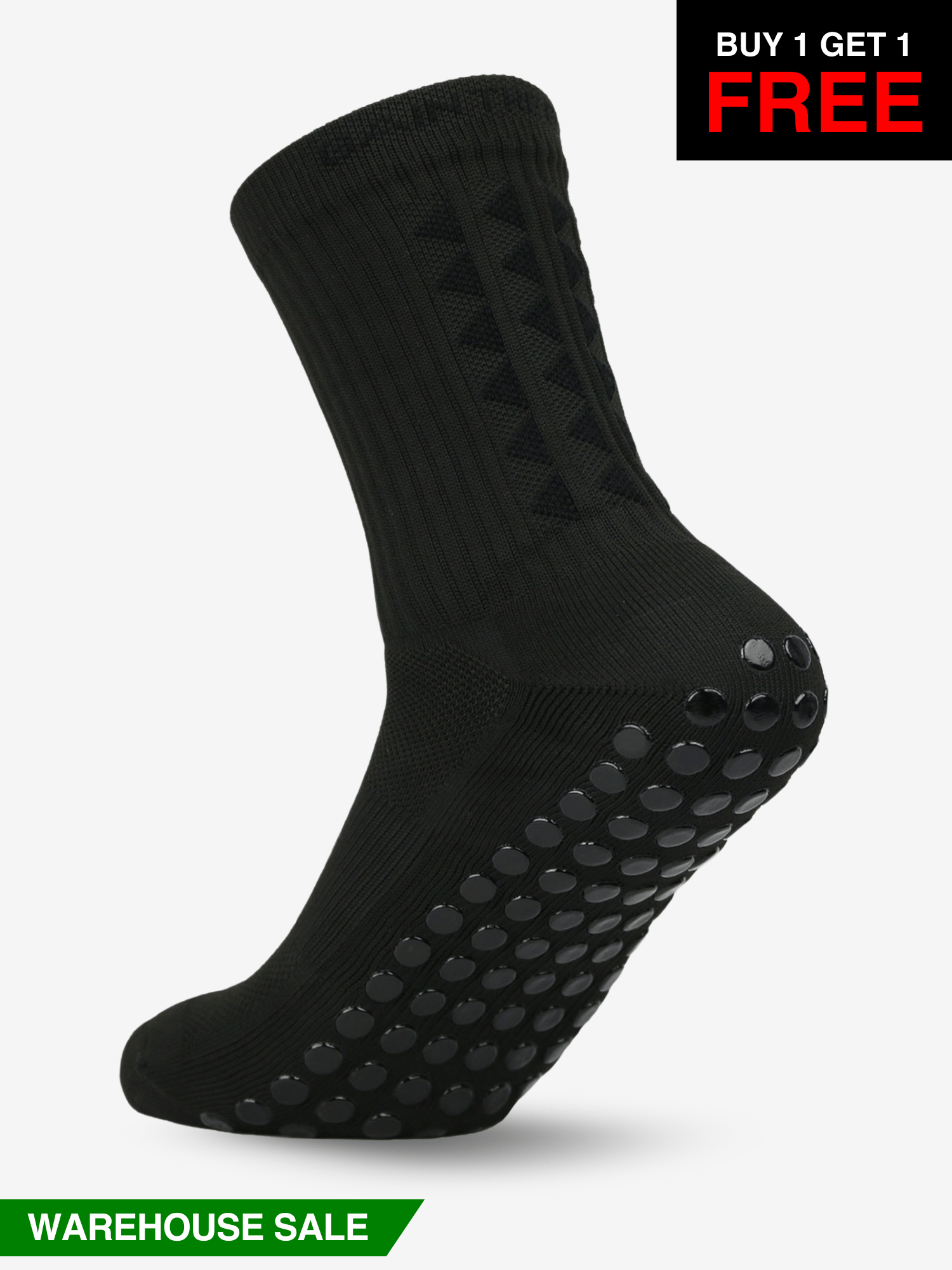 GRIP SOCKS 3.0 midcalf length - BLACKOUT - WAREHOUSE SALE - Gain The Edge Official