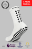 GRIP SOCKS 3.0  MidCalf Length - White - Gain The Edge Official