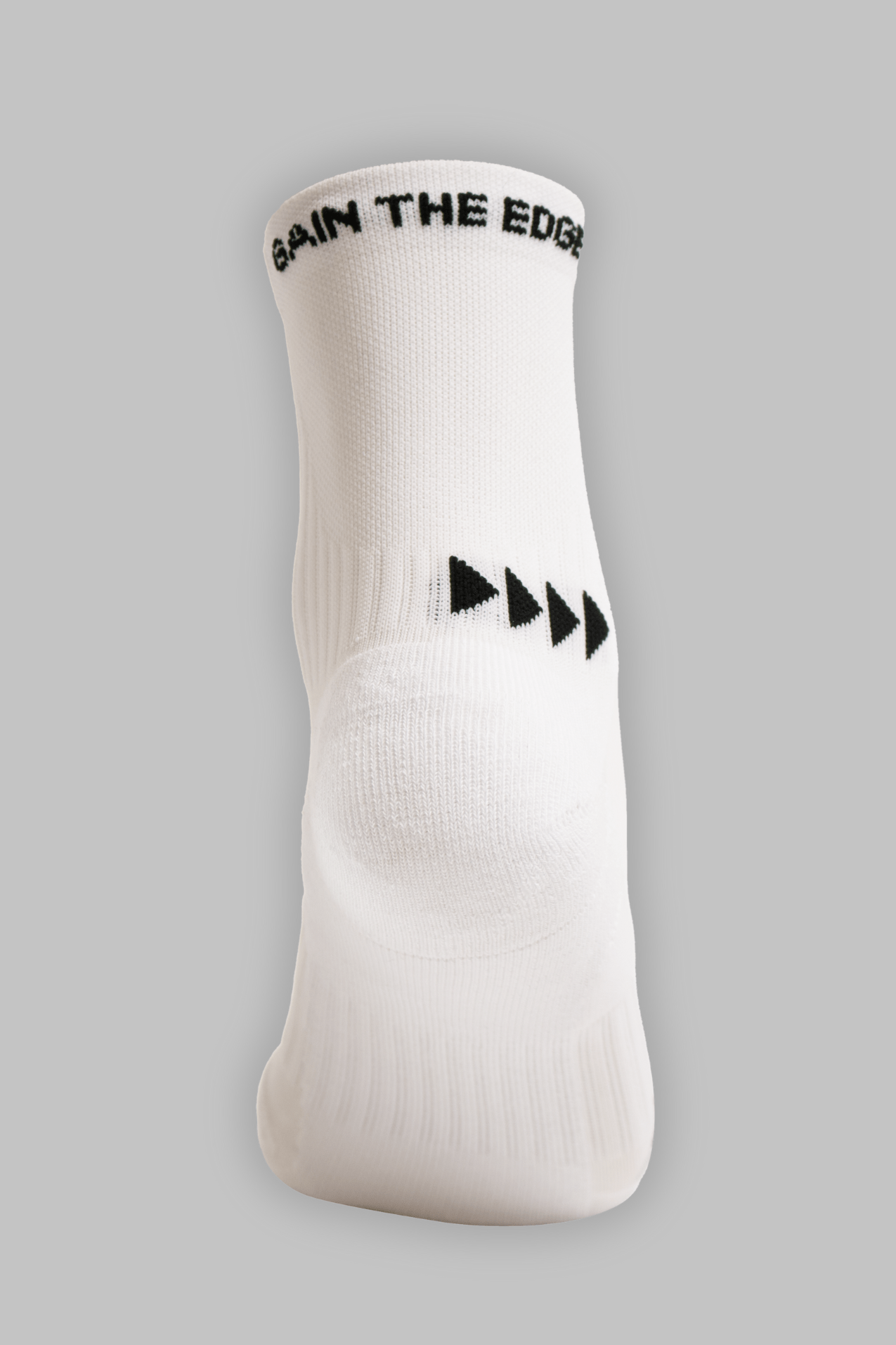 Running Socks Quarter Length - White - Gain The Edge Official